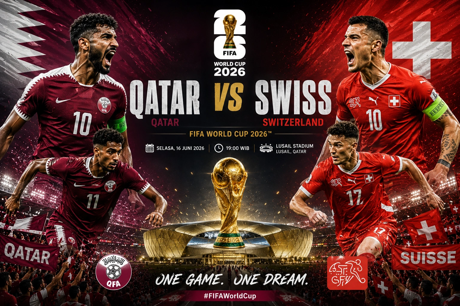 Prediksi Skor Qatar VS Swiss