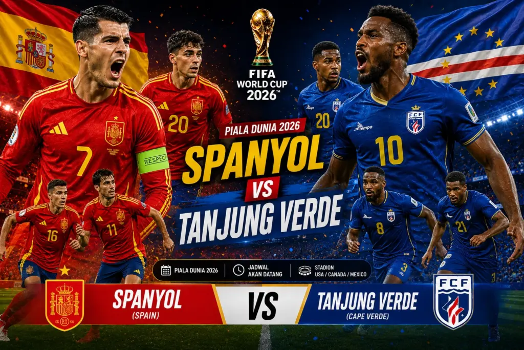 Prediksi Skor Spanyol vs Tanjung Verde 2026