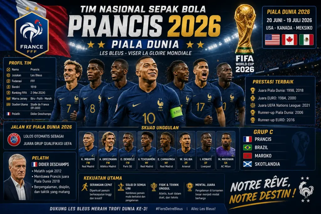 Tim Nasional Sepak Bola Prancis 2026