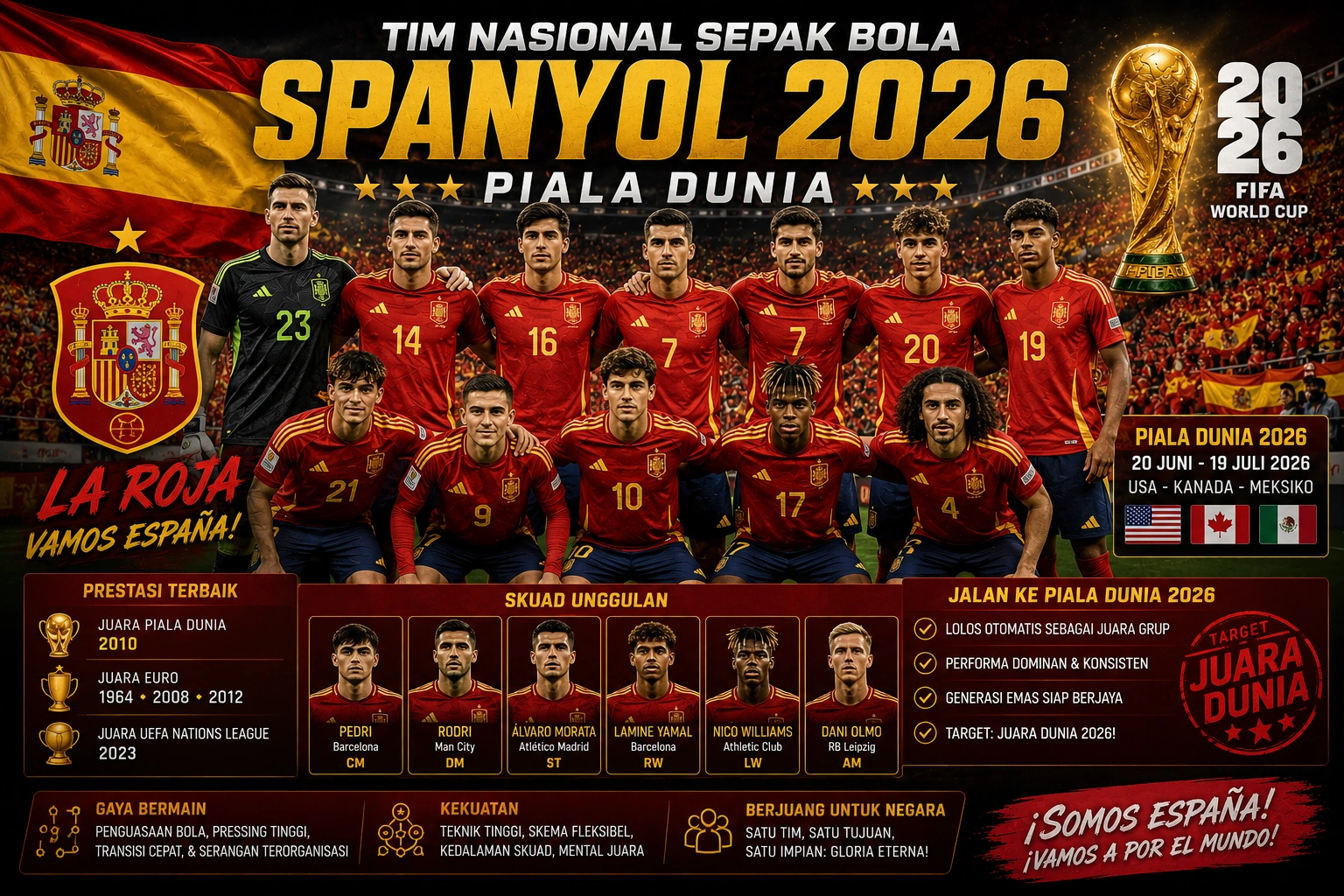Tim Nasional Sepak Bola Spanyol 2026