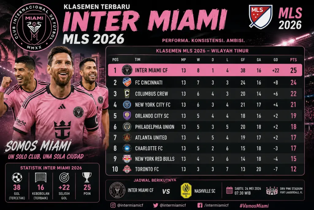klasemen inter miami