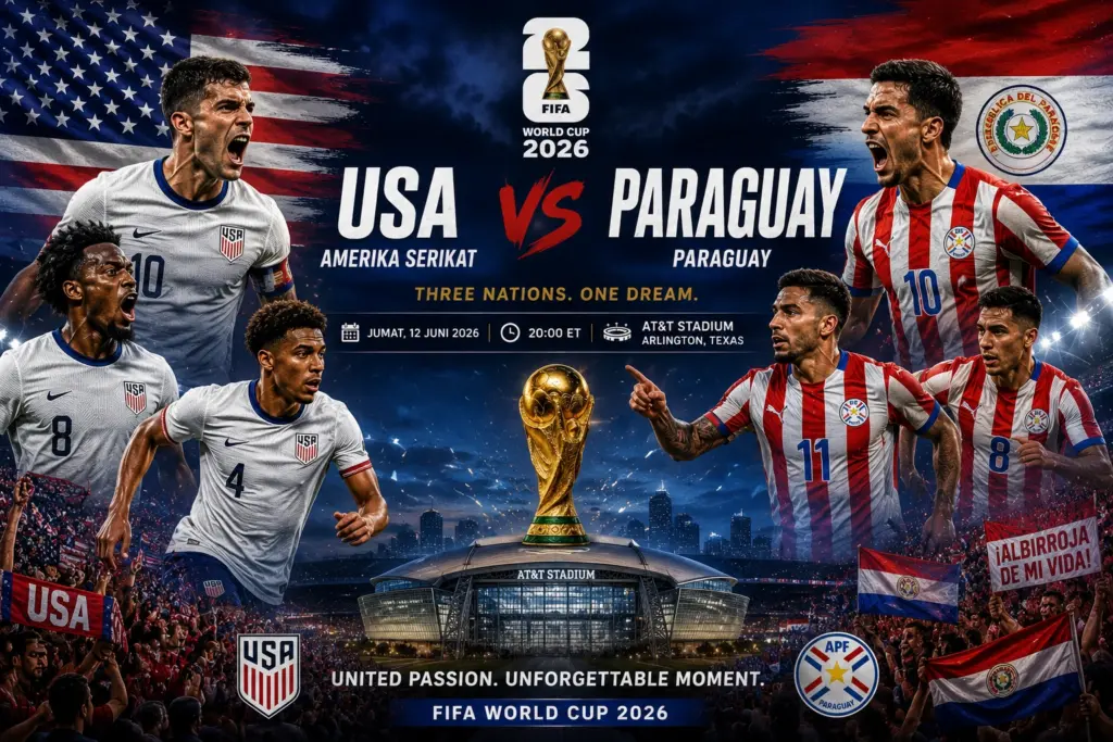 prediksi skor amerika serikat VS paraguay