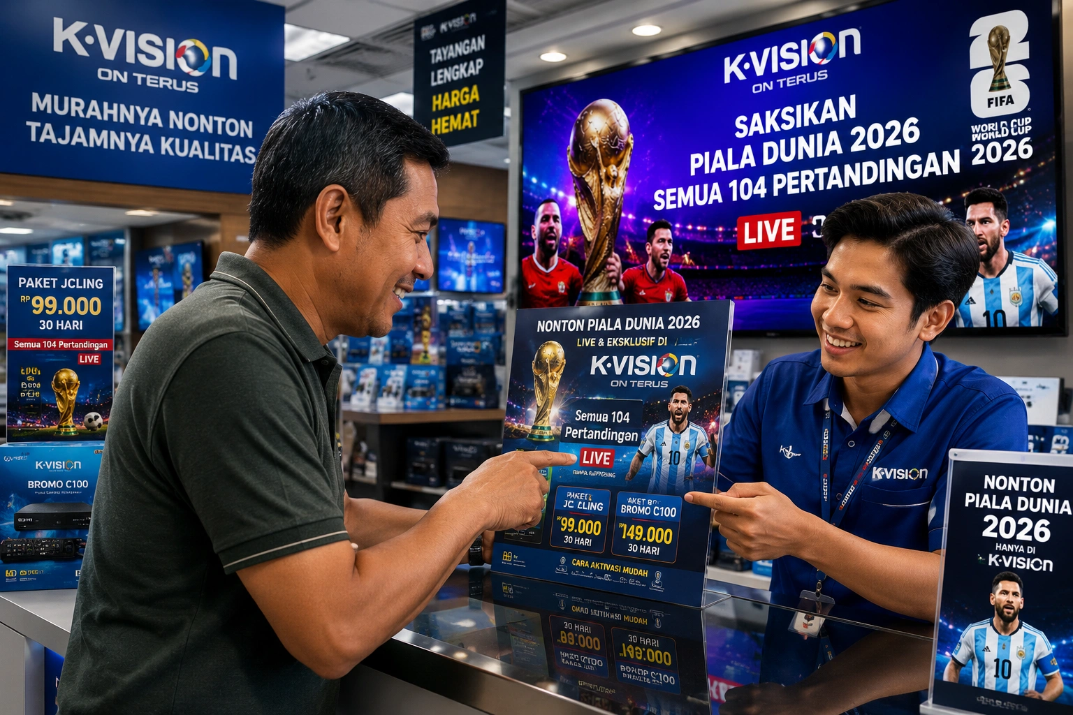 Cara Beli Paket Piala Dunia K-Vision 2026 + Harga dan Cara Aktivasi