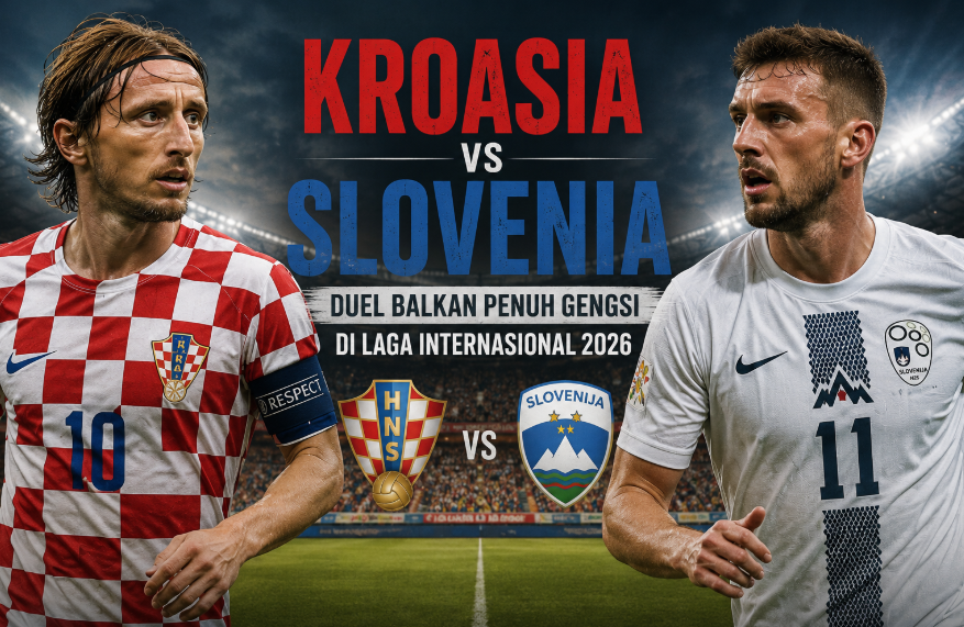 Kroasia vs Slovenia : Duel Balkan Penuh Gengsi di Laga Internasional 2026