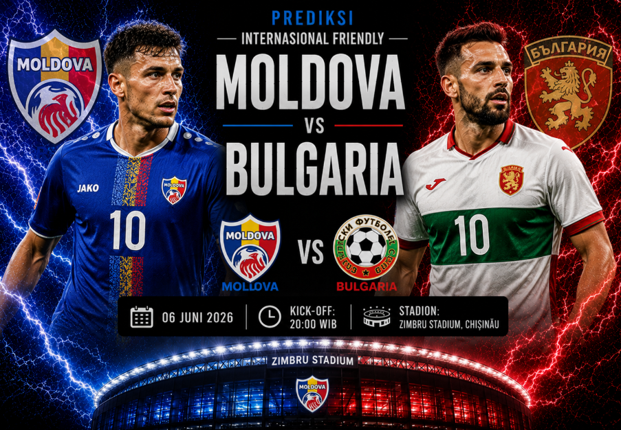Prediksi Moldova vs Bulgaria - 6 Juni 2026 Duel Ketat