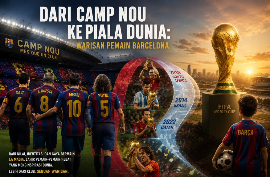 Dari Camp Nou ke Piala Dunia: Warisan Pemain Barcelona