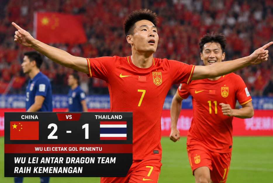Wu Lei Antar Dragon Team Raih Kemenangan