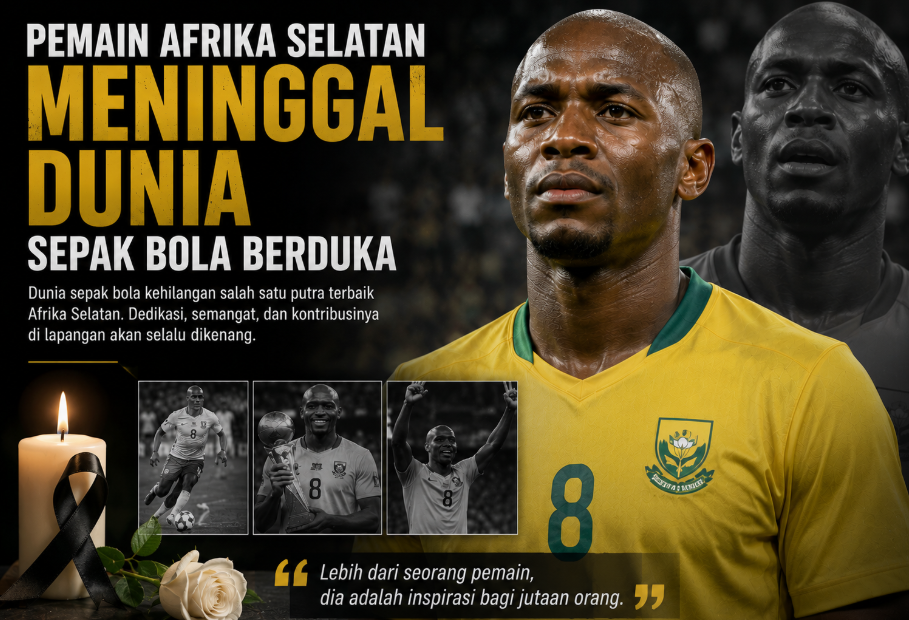 Pemain Afrika Selatan Meninggal Dunia Sepak Bola Berduka