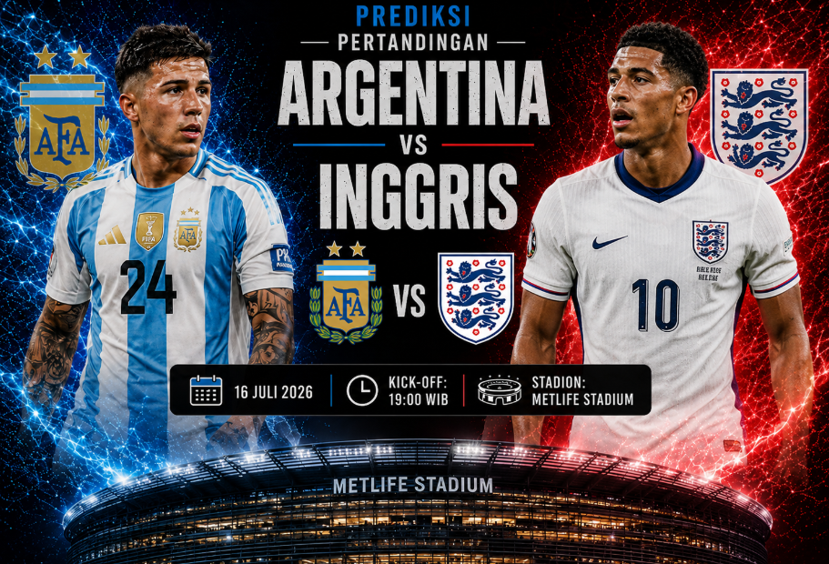Prediksi Argentina vs Inggris: Adu Kekuatan Dua Raksasa