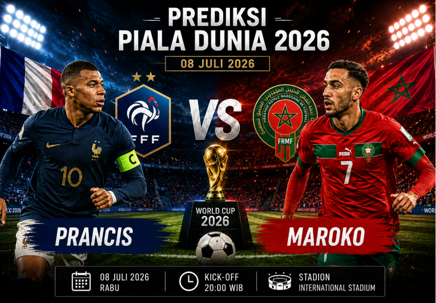 Prediksi Prancis vs Maroko: Duel Sengit Dua Kekuatan Dunia